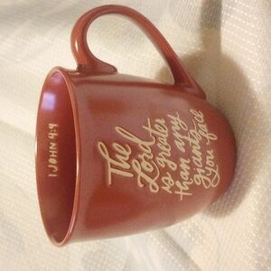 The Lord is GREATER than any giant you face 20 oz mug.